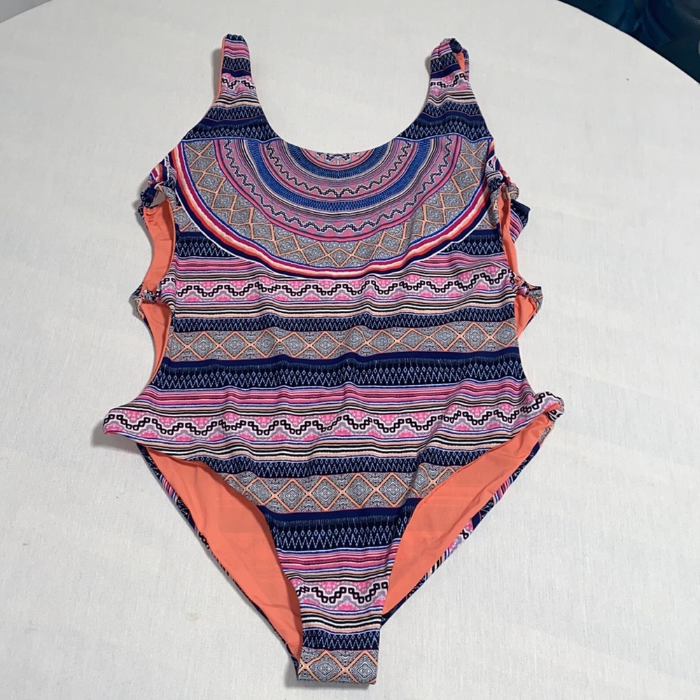 Red Carter Boho Festival One Piece L - Picture 2 of 11